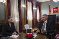 Brajović sa nerezidentnom ambasadorkom Kanade u Crnoj Gori