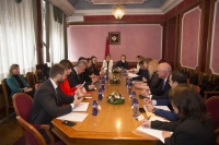 Meeting of members of the Committee on European Integration and the Security and Defence Committee with the delegation of the Foreign Affairs Committee of the Bulgarian National Assembly held