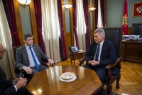 President of the Parliament receives President of the Montenegrin community in Buenos Aires