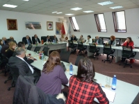 Chairperson and members of the Committee on Human Rights and Freedoms visit Small Group Home in Bijelo Polje