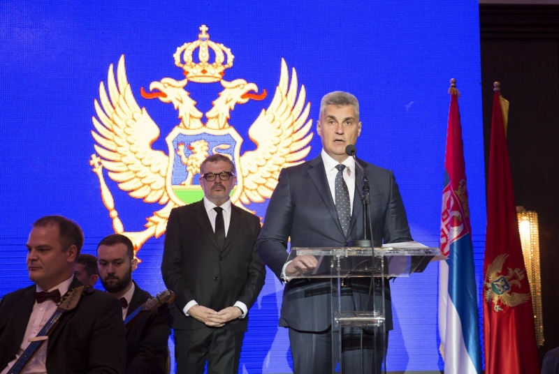 President of the Parliament speaks at the reception in Belgrade on the occasion of Statehood Day