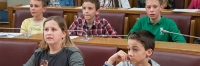Students of the fifth grade of the Primary School “Maksim Gorki” to visit the Parliament