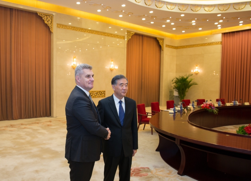 President of the Parliament in an official visit to China