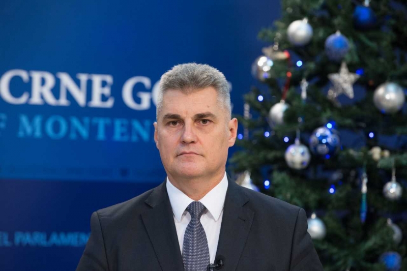 Novogodišnja čestitka predsjednika Skupštine  Crne Gore Ivana Brajovića