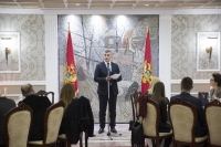 President Brajović hosts journalists