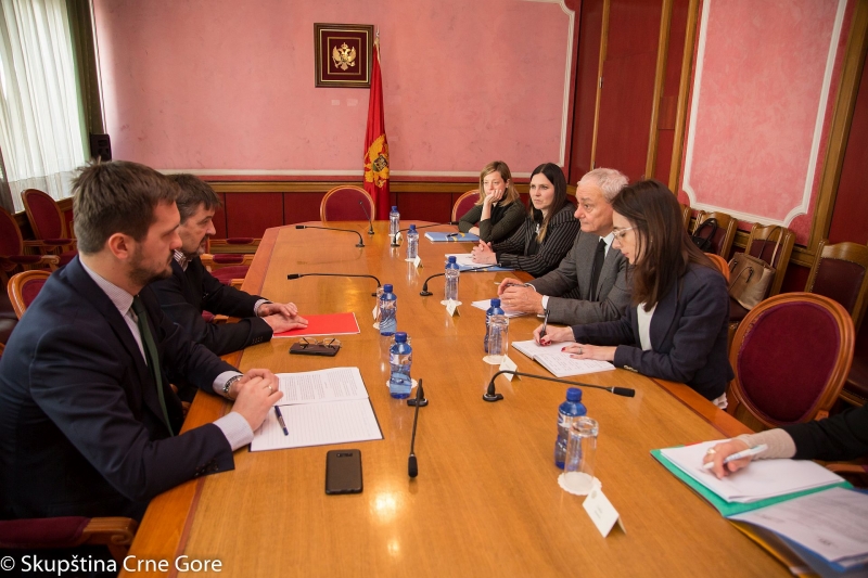 Head the Parliament of Montenegro’s Permanent Delegation to the CEI-PD holds a meeting with the newly appointed CEI Secretary General