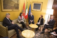 Meeting Mr Brajović - Ms Boldrini: New models of cooperation will additionally strengthen relations