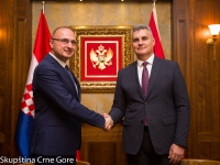 Predsjednik Skupštine primio ministra vanjskih i evropskih poslova Hrvatske