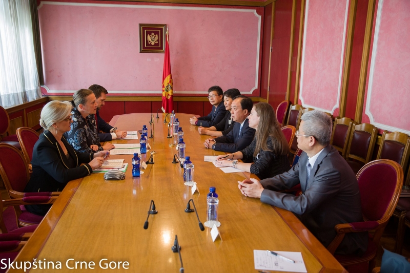 Members of the Parliament hold meeting with the China Public Diplomacy Association (CPDA) delegation