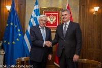 President of the Parliament meets the President of Greece