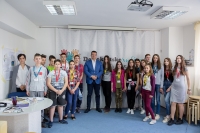 Chairperson of the Committee on European Integration Mr Adrijan Vuksanović visits “Democracy Workshops”