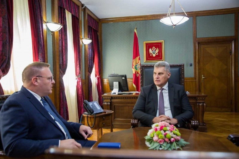 President of Parliament hosts new Ambassador of Montenegro to Turkey