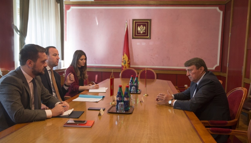 Održan sastanak predsjednika Odbora za međunarodne odnose i iseljenike sa ambasadorom Republike Bugarske