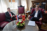 Vice President Gvozdenović holds a meeting with Ambassador of the Republic of Croatia