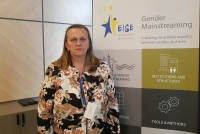 Chairperson of the Gender Equality Committee takes part in a workshop in Lithuania