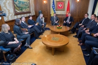 President of the Parliament receives Chairperson of the Council of Ministers of BiH