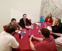 Chairperson of the Committee on International Relations and Emigrants holds a meeting with the representatives of the National Council of the Montenegrin National Minority in the Republic of Serbia