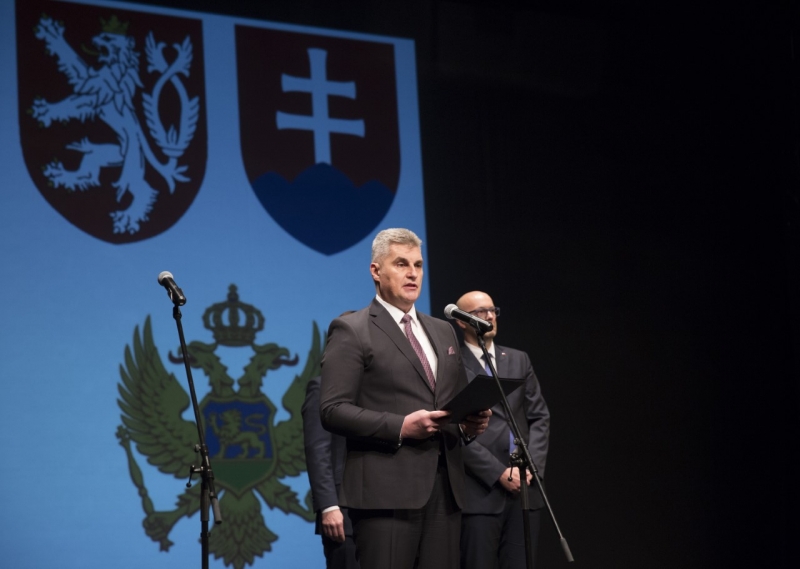 Address of President of the Parliament of Montenegro at the ceremony of marking the 100th anniversary of the founding of the Czechoslovak Republic