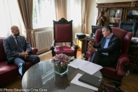 Vice-President Gvozdenović holds meeting with the Palestinian Ambassador