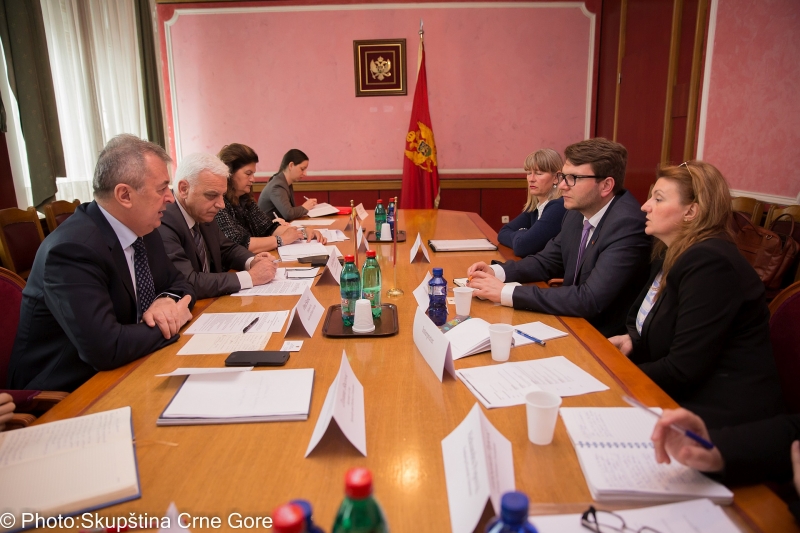 Chairpersons of parliamentary committees discussed migrant crisis and security situation in Montenegro with member of Bundestag