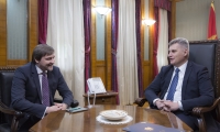 President Brajović hosts newly appointed Ambassador of the Republic of Latvia to Montenegro, Mr Vilmārs Heniņš
