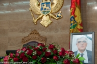 Commemorative Sitting on the death of the Secretary General of the Parliament of Montenegro held