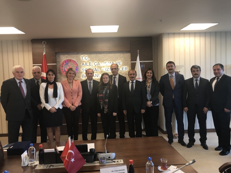 Delegation of the Committee on Health, Labour and Social Welfare on an official visit to Turkey