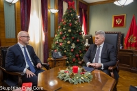 Predsjednik Skupštine primio u oproštajnu posjetu  ambasadora Slovačke