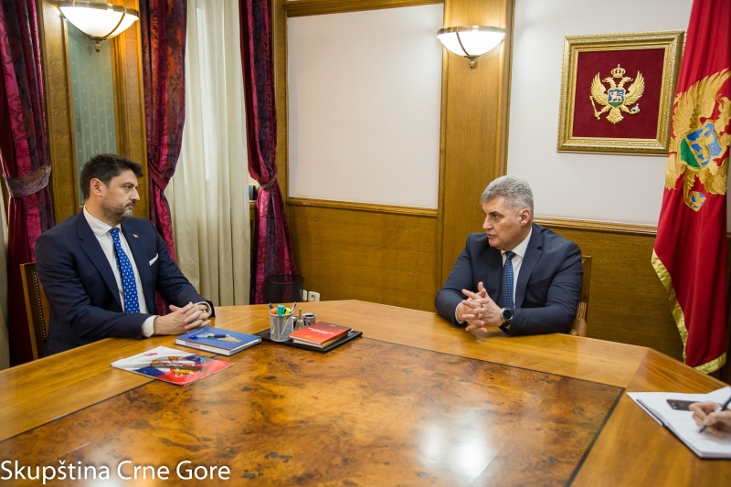 Predsjednik Skupštine sastao se sa ambasadorom Srbije