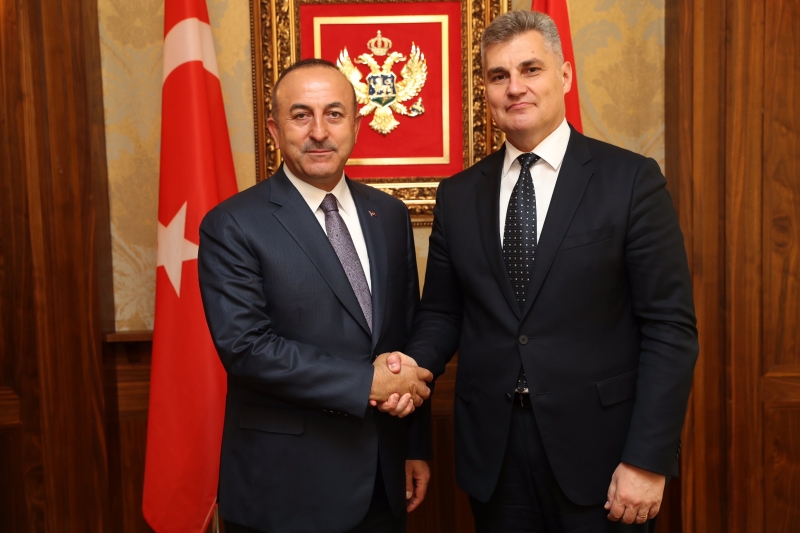 Meeting Mr Brajović - Mr Çavuşoğlu: Montenegro’s membership of NATO important for the security of the Balkans