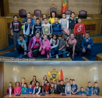 Visit of the primary school students to the Parliament of Montenegro