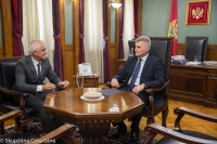 President of the Parliament with newly-appointed Ambassador of Montenegro to Romania