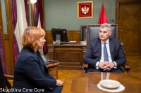President of the Parliament hosts Ms Dragica Ponorac