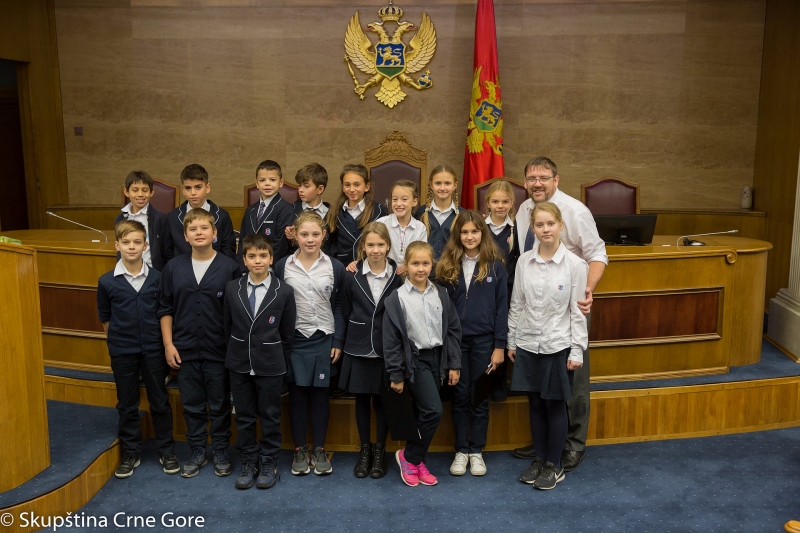 Visit of group of students from Knightsbridge School International (KSI) Montenegro