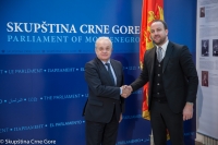 Predsjednik Odbora za međunarodne odnose i iseljenike primio novoimenovanog ambasadora Republike Makedonije u Crnoj Gori