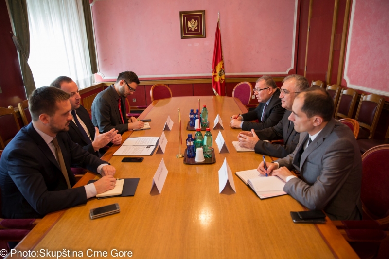 Chairperson of the Committee on International Relations and Emigrants hosts the Ambassador of the Republic of Slovenia to Montenegro