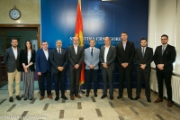 Members of the Committee on International Relations and Emigrants meet a delegation from the City of Vodnjan and President of the Society of Montenegrins from Peroj