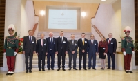 Mr Brajović at the meeting with presidents of parliaments of Liechtenstein and Andorra
