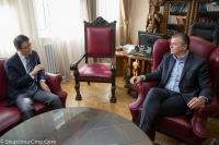Potpredsjednik Gvozdenović na sastanku sa ambasadorom Republike Kine u Crnoj Gori