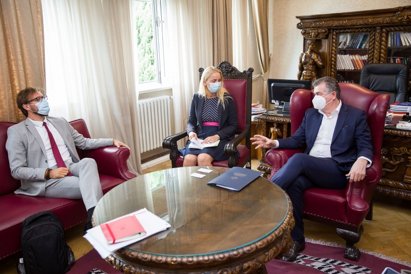 Meeting of Vice President  Gvozdenović with representatives of ODIHR Needs Assessment Mission for parliamentary elections