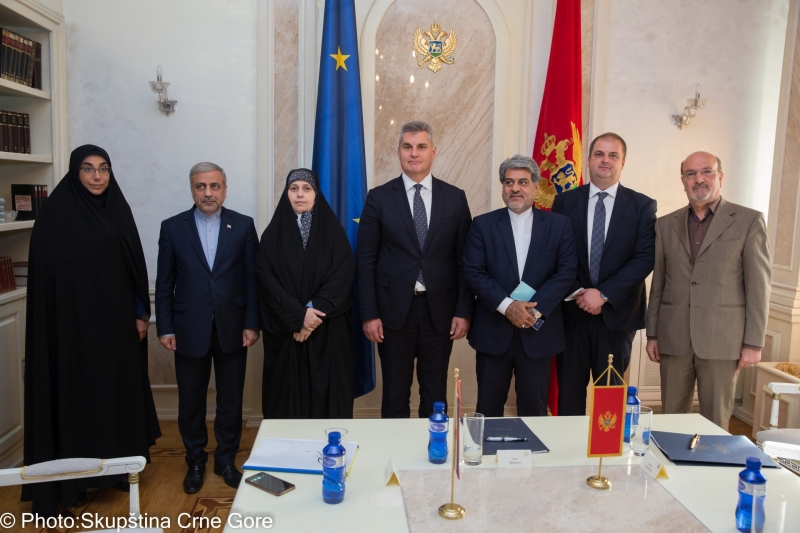 Parliamentary Friendship Group of Iran visiting Montenegro for the first time