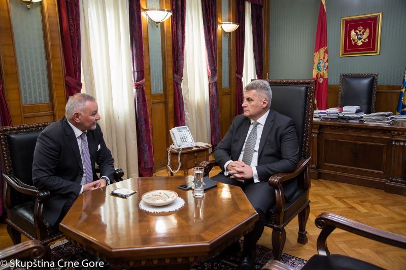 President Brajović receives new Head of the Permanent Mission of Montenegro to OSCE and other International Organisations