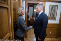 President of the Parliament Mr Brajović hosts   High Representative Ms Mogherini