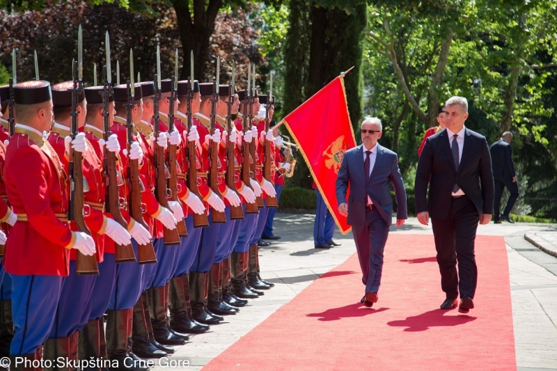 Predsjednik Skupštine Crne Gore primio predsjednika Parlamenta Republike Makedonije
