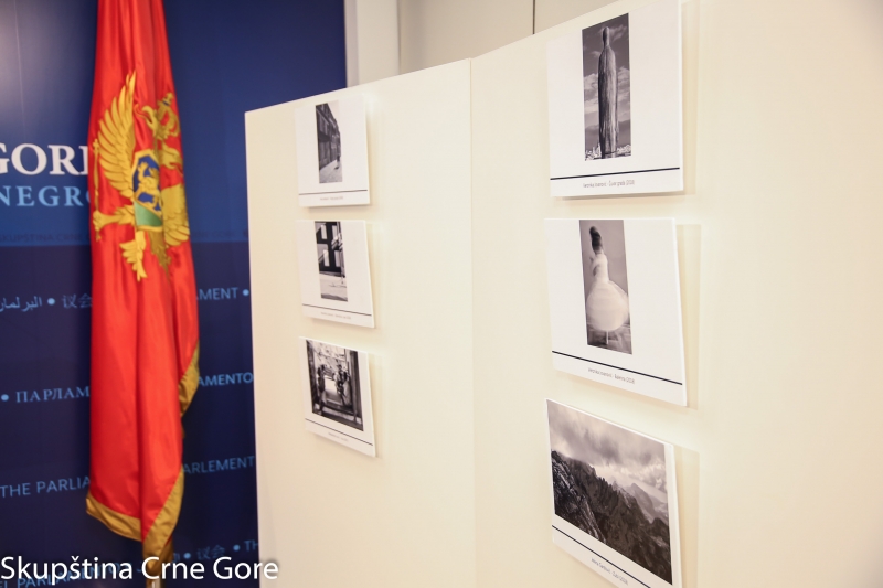 Photo exhibition &quot;Black and white female frame&quot; in the Parliament of Montenegro