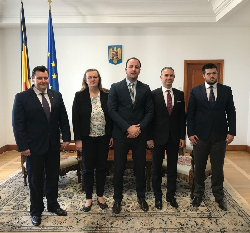Delegation of the Committee on International Relations and Emigrants pays an official visit to the Parliament of Romania