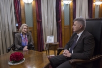 President of the Parliament of Montenegro receives the Ambassador of the Polish Republic in a farewell visit