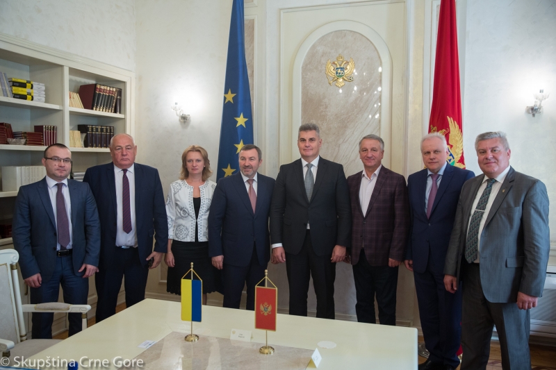 President of the Parliament holds a meeting with the Ukraine - Montenegro parliamentary Friendship Group