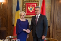 President of the Parliament receives Prime Minister of Romania