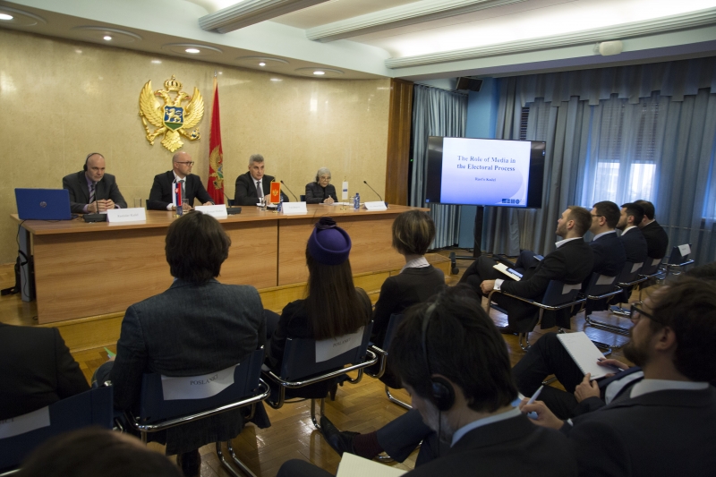 Presentation “The Role of Media in the Electoral Process” held